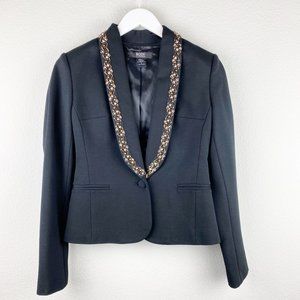Rare ✨ Body by Victoria Embellished Beaded Black Blazer / Jacket | Size 2